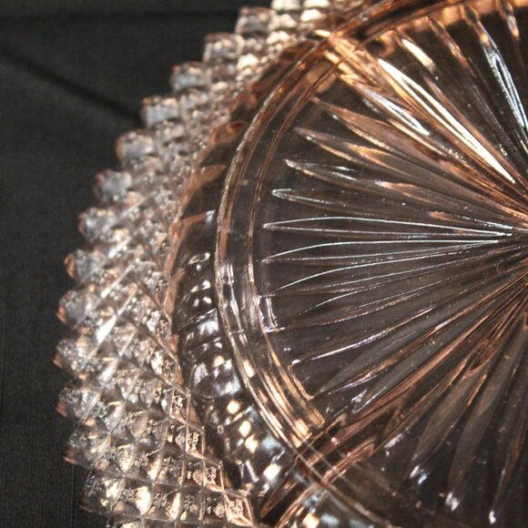 Vintage Anchor Hocking “Miss America” Depression Glass Tray - Picture 9 of 12